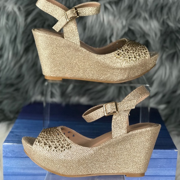 Open Tope platform Wedge Heels - Picture 4 of 6